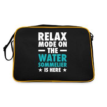 Sommelier de l’eau - Sac Retro - noir/or - Dos