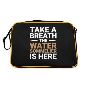 Sommelier de l’eau - Sac Retro - noir/or - Dos
