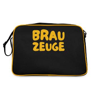 Brewman Beer Drinker - Retro Bag - black/gold - Back
