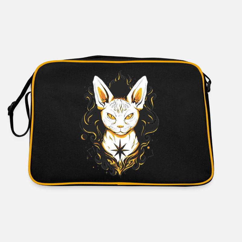 Katze Katzen Retro Tasche