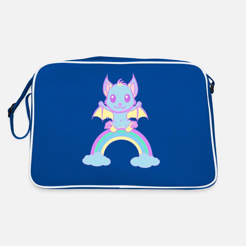 cute bat bats Retro Bag