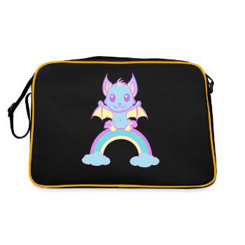 Bébé Chauve-souris Chauve-souris Enfant Enfants - Sac Retro - noir/or - Dos
