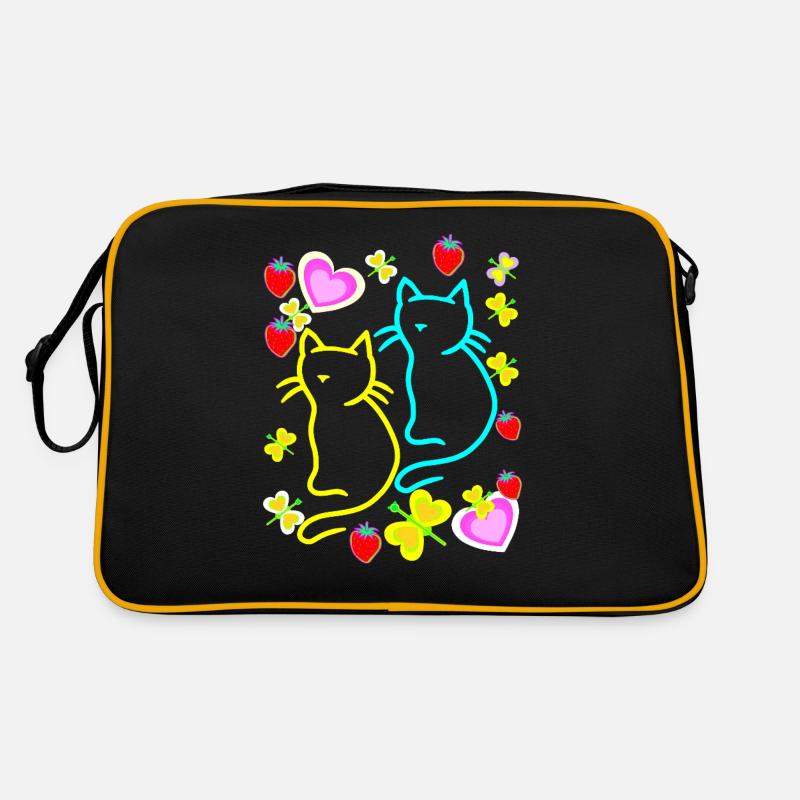 Chats d’été Chat Summertime Sac Retro