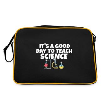 C’est une bonne journée Enseigner les sciences Professeur de sciences - Sac Retro - noir/or - Dos