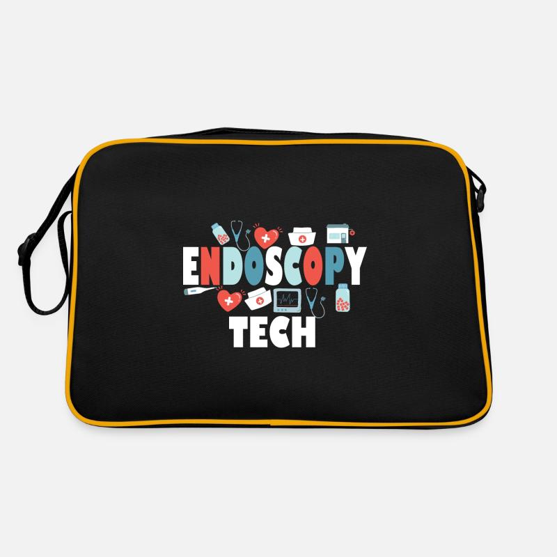 Unique Endoscopy Nurse and Gastro Squad Designs Retro Tasche