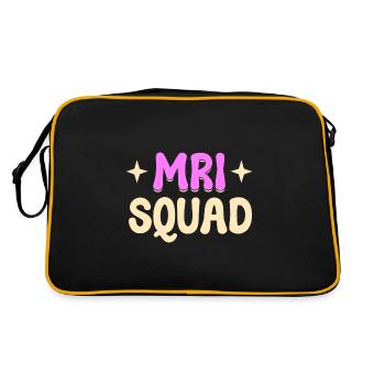 MRI Squad RAD Tech - Retro Tasche - Schwarz/Gold - Hinten