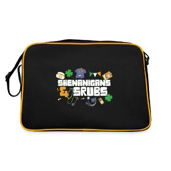 Shenanigans & Scrubs Infirmière urgente Médecin St. - Sac Retro - noir/or - Dos