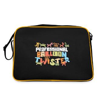 Professional Balloon Animal Twister Circus - Retro Tasche - Schwarz/Gold - Hinten