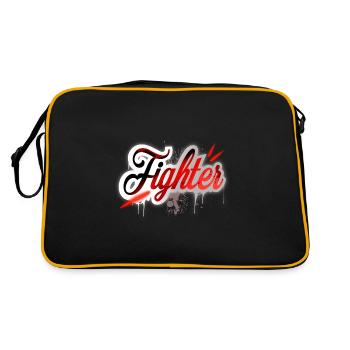 Fighter - Retro Bag - black/gold - Back