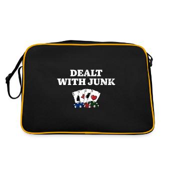 Dealt with Junk Gambler Poker Gambling Poker - Retro Bag - black/gold - Back