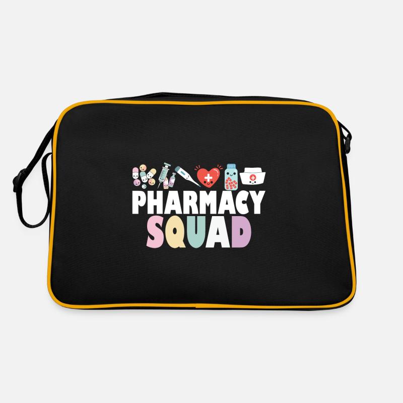 Pharmacy Squad Pharmacist Life Pharmacology Retro Bag