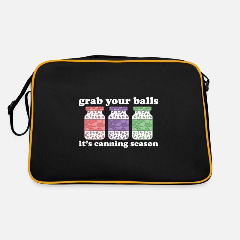 Attrapez vos balles C’est conservateur de saison de mise en conserve Sac Retro
