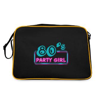 FÊTARDE DES ANNÉES 80 - Sac Retro - noir/or - Dos