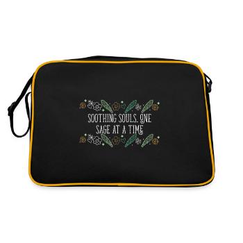 Apaiser les âmes un sage à la fois bâtons de purification - Sac Retro - noir/or - Dos