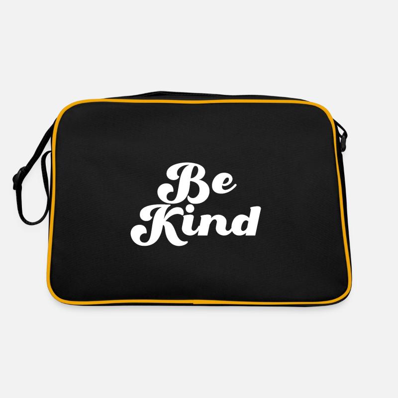 Be Kind Sei freundlich Déclaration Sac Retro