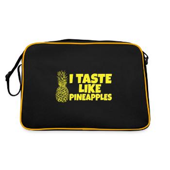 J’ai le goût des ananas Style de vie échangiste - Sac Retro - noir/or - Dos
