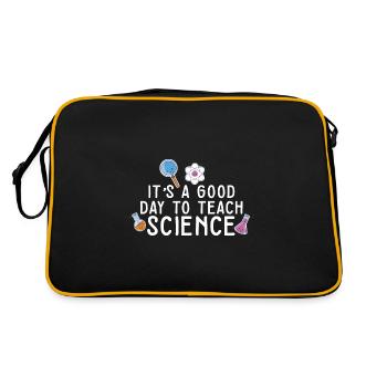 C’est une bonne journée Enseigner les sciences Professeur de sciences - Sac Retro - noir/or - Dos