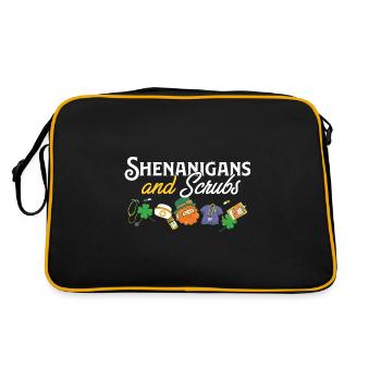 Shenanigans & Scrubs Infirmière urgente Médecin St. - Sac Retro - noir/or - Dos
