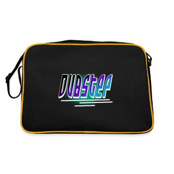 Dubstep - Retro Bag - black/gold - Back