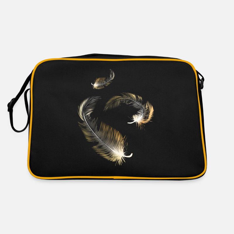 Golden feathers Retro Bag