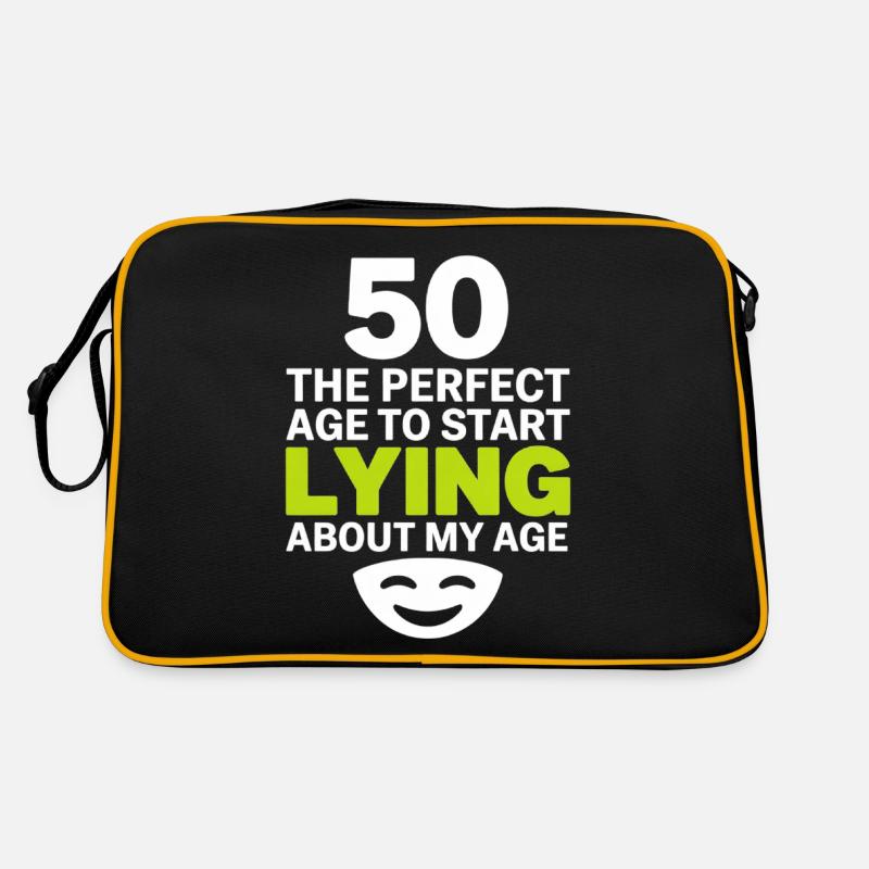 50 Perfect Age Commencer à mentir sur mon âge Sac Retro