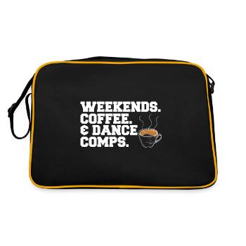 Weekends Coffee And Dance Comps Dance Mom Dancer - Retro Bag - black/gold - Back