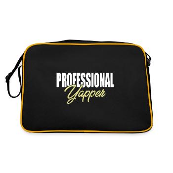 Yapper professionnel parlant couramment l’argot yalpais - Sac Retro - noir/or - Dos