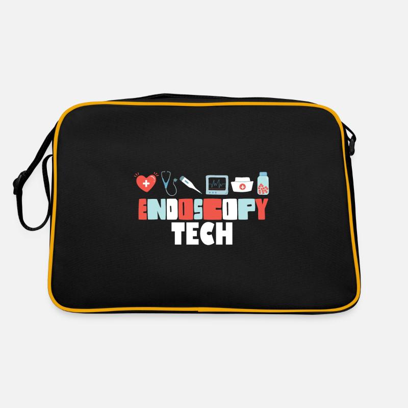 Endoscopy Tech Proud Registered Gastro Nurse Squad Retro Tasche