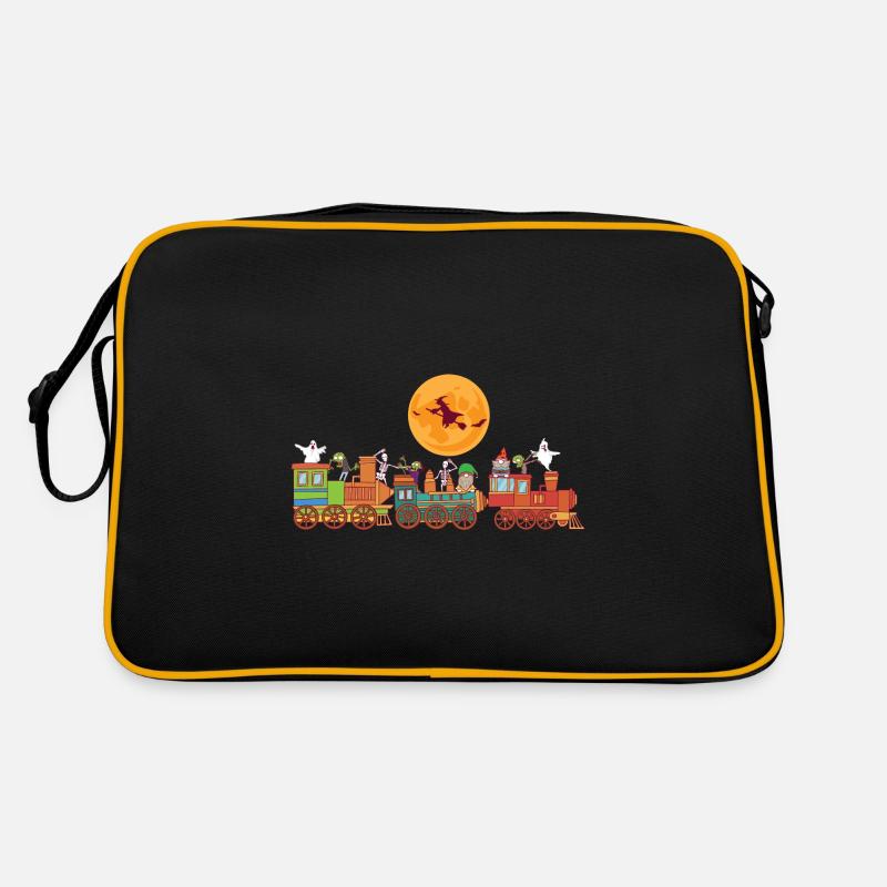 Joyeux Halloween Ghost Train Gnomes Spooky Gnomes Zombie Sac Retro