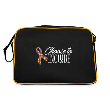 Un enseignant accéléré choisit d’inclure un thérapeute ABA - Sac Retro - noir/or - Dos