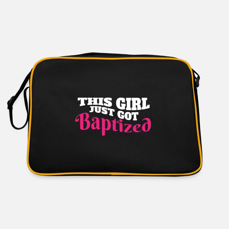 This Girl Just Got Baptized Christian Religious Retro Bag