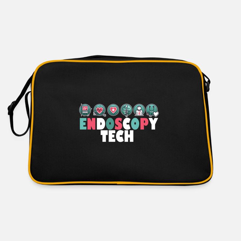Unique Endoscopy Nurse and Gastro Squad Designs Retro Tasche