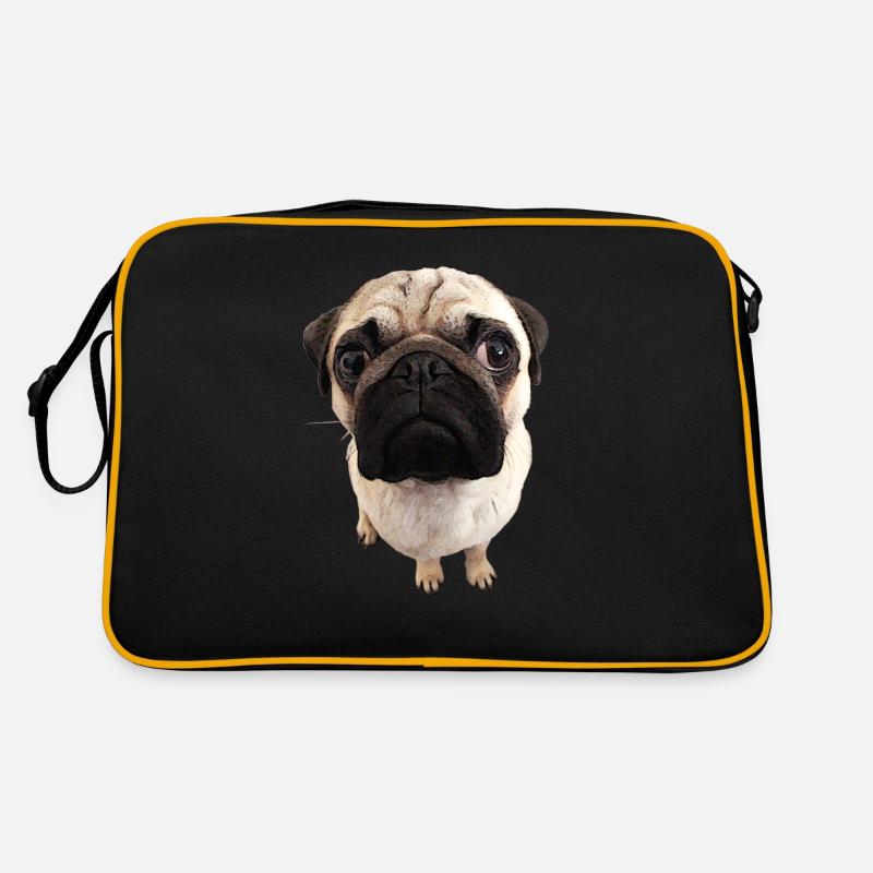 Pug views Retro Bag