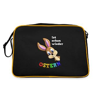 Easter Easter - Retro Bag - black/gold - Back