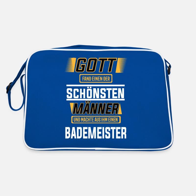 Bademeister, einer der mutigsten Männer der Welt Retro Tasche