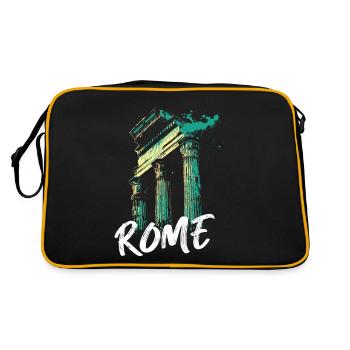 Rome, historic city - Retro Bag - black/gold - Back