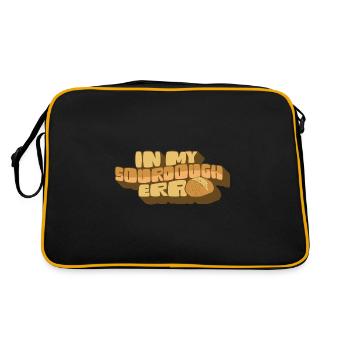 Dans mon ère au levain Home Baker Funny Bread Baking - Sac Retro - noir/or - Dos