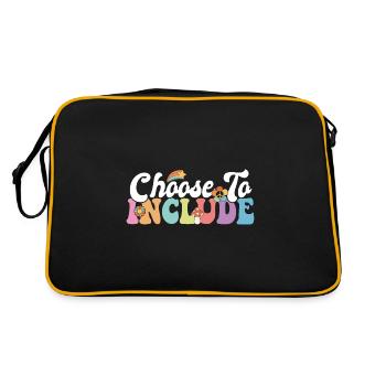Choisissez d’inclure un thérapeute ABA enseignant accéléré - Sac Retro - noir/or - Dos