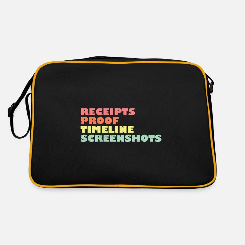 Capture d’écran de la chronologie des reçus Witty Retorts Snappy Sac Retro
