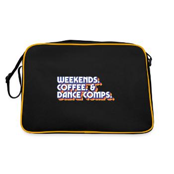 Weekends Coffee And Dance Comps Dance Mom Dancer - Retro Bag - black/gold - Back