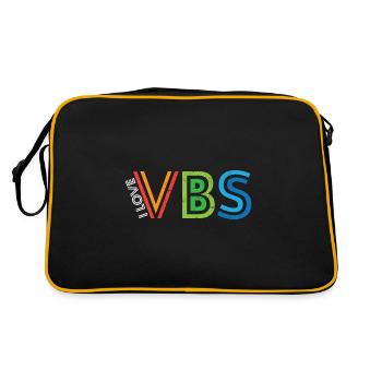J’aime VBS Vacation Bible School Crew Church - Sac Retro - noir/or - Dos