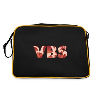 VBS Vacation Bible School Crew Summer Camp Bible - Retro Tasche - Schwarz/Gold - Hinten