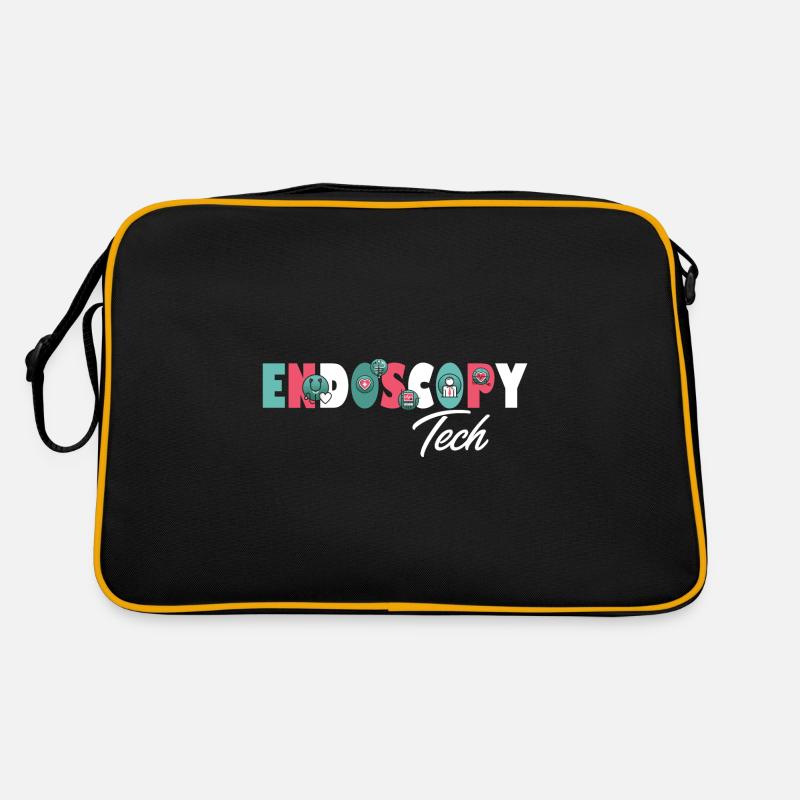 Unique Endoscopy Nurse and Gastro Squad Designs Retro Tasche