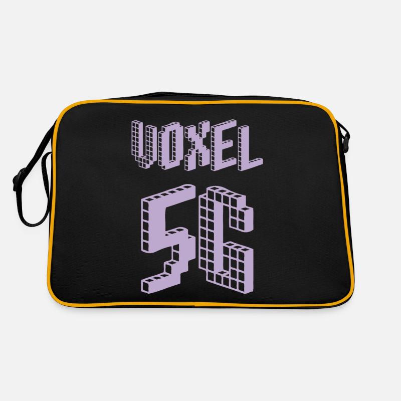 Voxel 5g - Retro Tasche - Schwarz/Gold