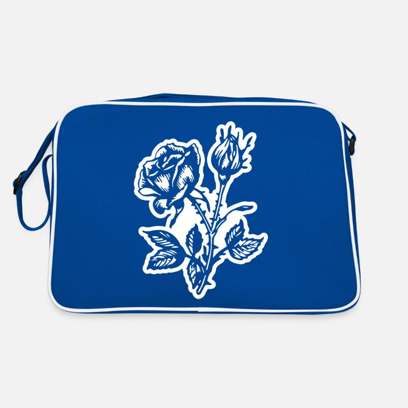 Rose Blume Retro Tasche