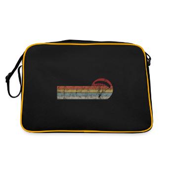 Parachute parachutiste - Sac Retro - noir/or - Dos