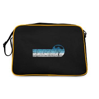 Parachute parachutiste - Sac Retro - noir/or - Dos