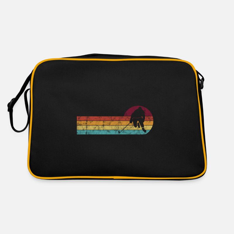Eishockey im retro oder vintage Style für Kinder Retro Tasche
