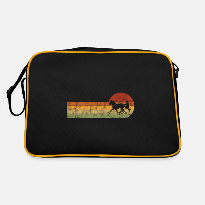 Traber Trabrennen in retro oder vintage Style Retro Tasche