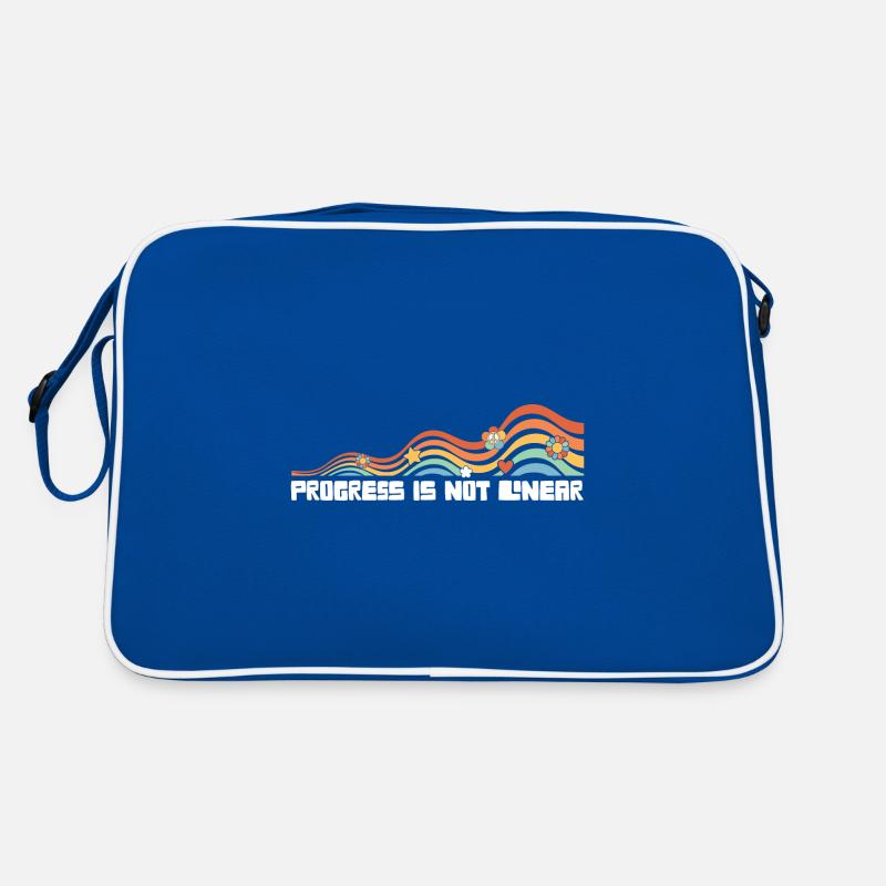 Progress Is Not Linear Sped Teacher Retro Tasche